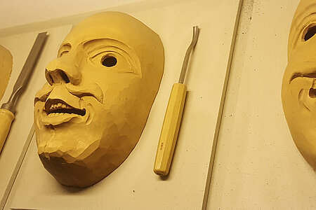 Masken im Fastnachtsmuseum Fasenickl