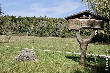 Beginn des Waldlehrpfads