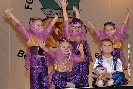 Showtanz der Kindergruppe