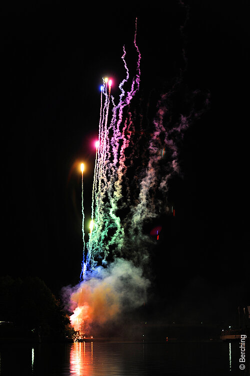 Kanal im Feuerzauber