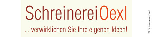 Firmenlogo der Schreinerei Oexl - verwirklichen Sie Ihre eigenen Ideen!