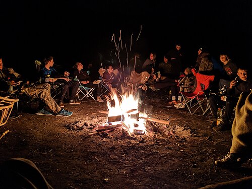 Zeltlager Lagerfeuer