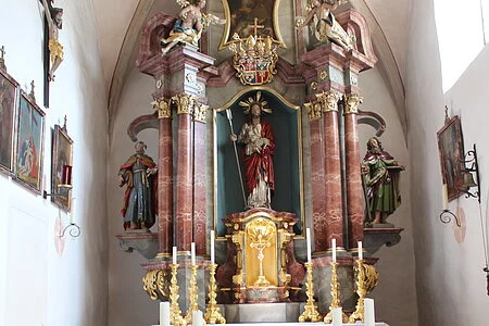 Kath. Kirche St. Nikolaus Pfünz Innenraum
