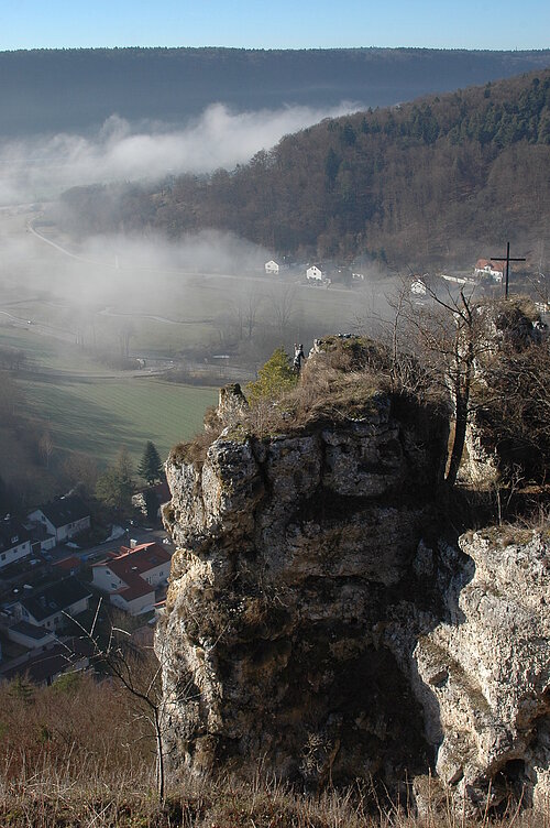 Höhlenkundlicher Wanderweg Aussicht Mühlbach