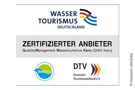 Das Siegel dürfen zertifizierte Anbieter verwenden. Es wird vom Bundesverband Kanu und dem Deutschen Tourismusverband e.V. vergeben.
