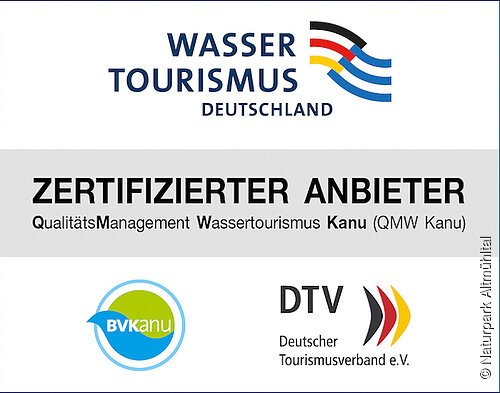 Das Siegel dürfen zertifizierte Anbieter verwenden. Es wird vom Bundesverband Kanu und dem Deutschen Tourismusverband e.V. vergeben.