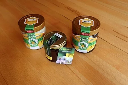 Honiggläser Imkerei Schmidt
