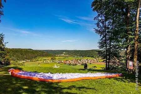 Drachenflugrampe bei Böhming am Schmetterlingsweg