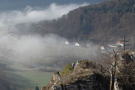 Höhlenkundlicher Wanderweg Aussicht Mühlbach