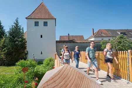 An der Stadtmauer in Beilngries