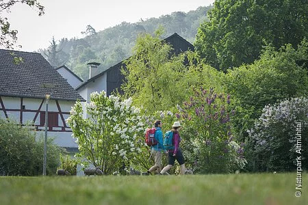 Im Garten der Brauerei Gutmann