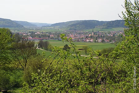 Blick auf Dietfurt von der Sommerleiten