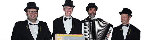 Moritatisten v.l.: Stephan Graf, Martin Huber, Stefan Röll und Martin Neger