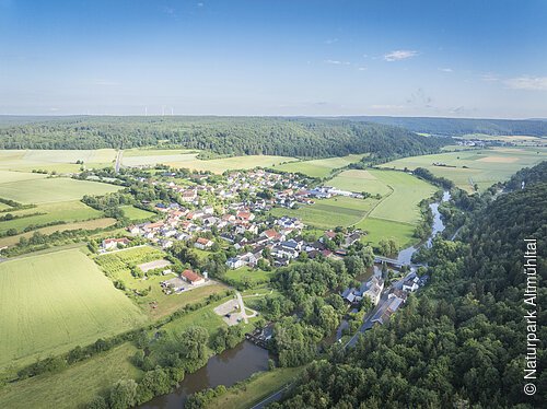 Blick auf Walting
