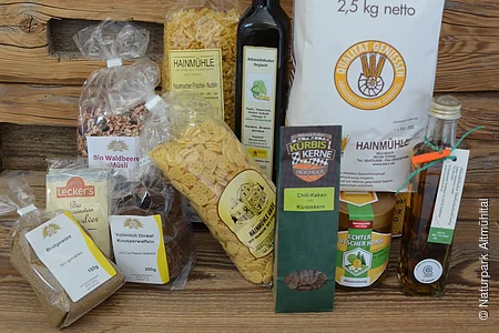 Verschiedene Regionale Produte aus Hainmühle Verkauf