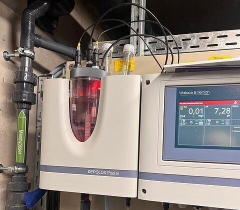 Elektronische Steuerung und Kontrolle des Wassers im Freigads Beilngries