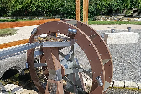 Kneippanlage Isenbrunn - Mühlrad