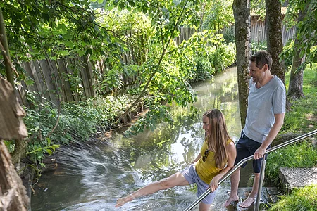 Laber bei Franziskanerkloster mit Wassertretanlage