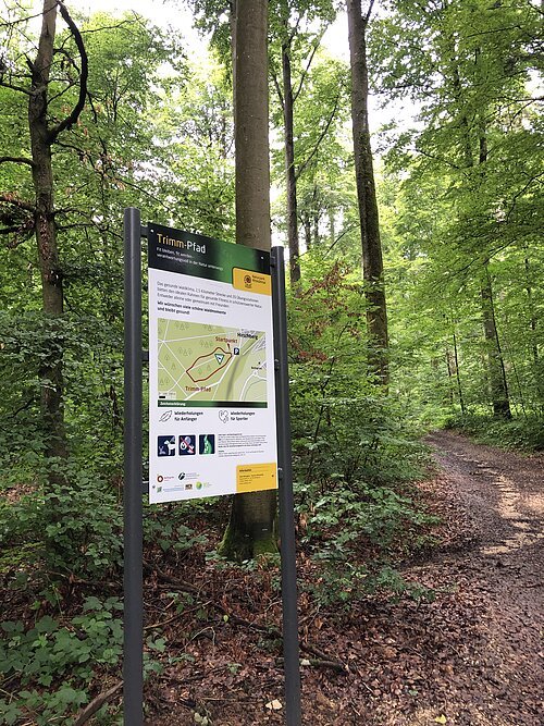 Trimm-Pfad Lerntafel