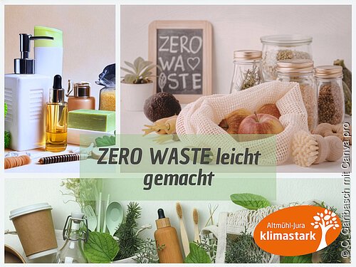 ZERO WASTE Workshop Collage für Zero Waste Workshop