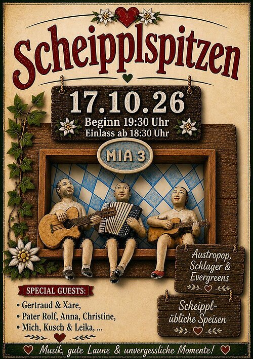 Scheipplspitzen mit MIA 3