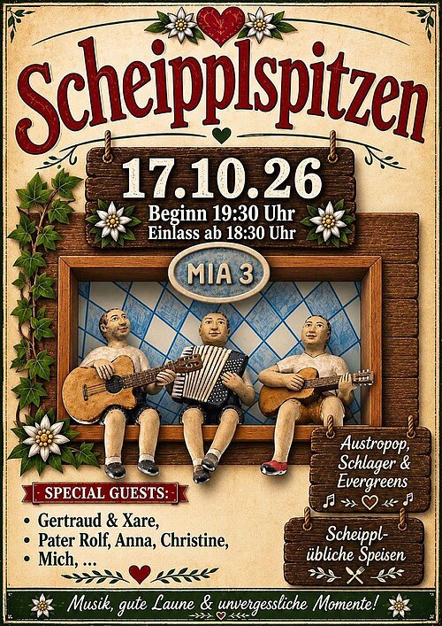 Scheipplspitzen mit MIA 3