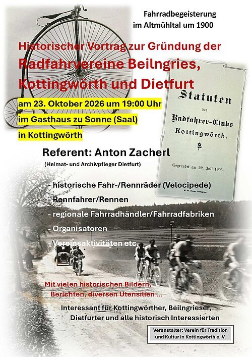 Plakat Hist.Vortrag Radfahrerclub