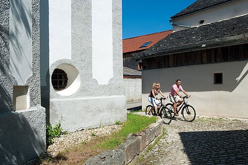 In der Dietfurter Altstadt sind Radler willkommen.