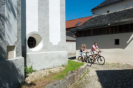 In der Dietfurter Altstadt sind Radler willkommen.
